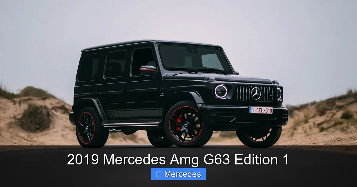2019 Mercedes Amg G63 Edition 1