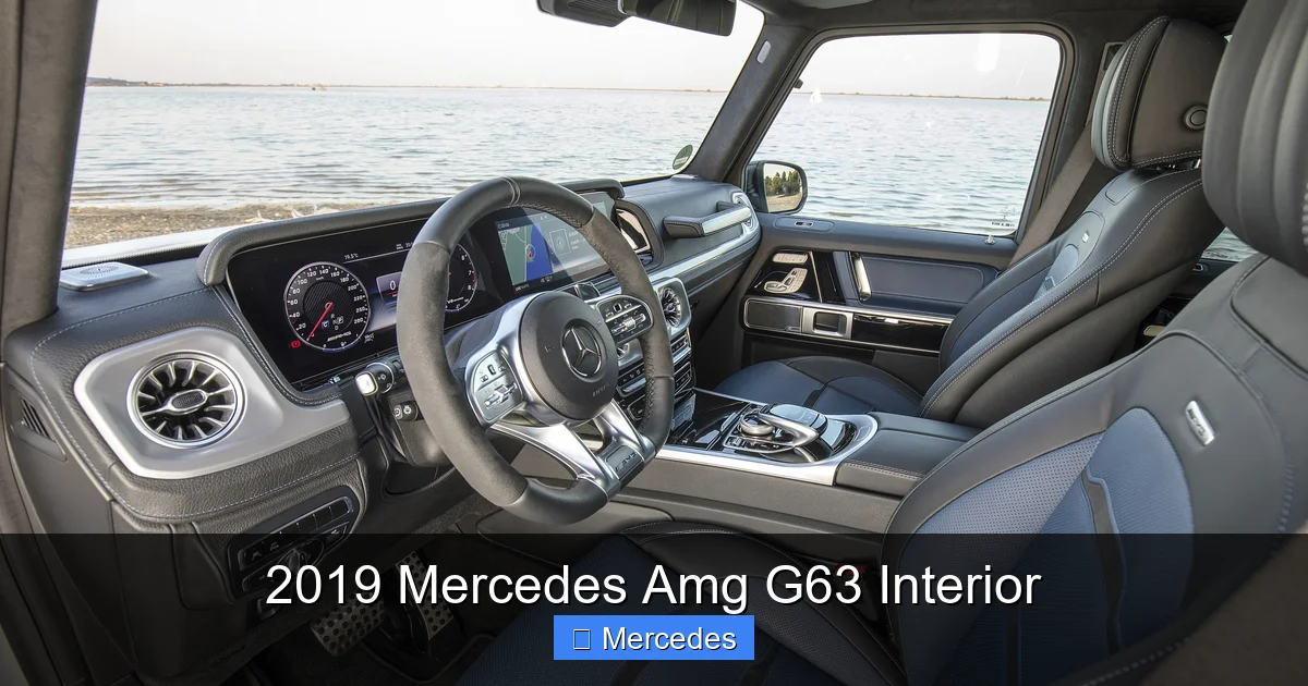 2019 Mercedes Amg G63 Interior