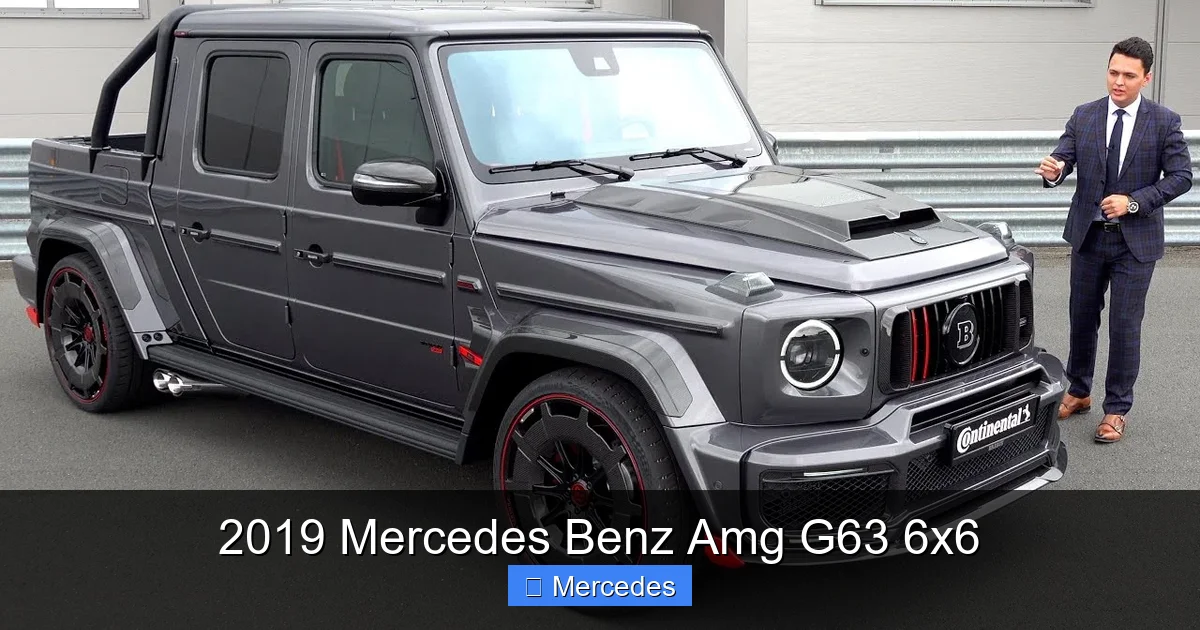 2019 Mercedes Benz Amg G63 6x6