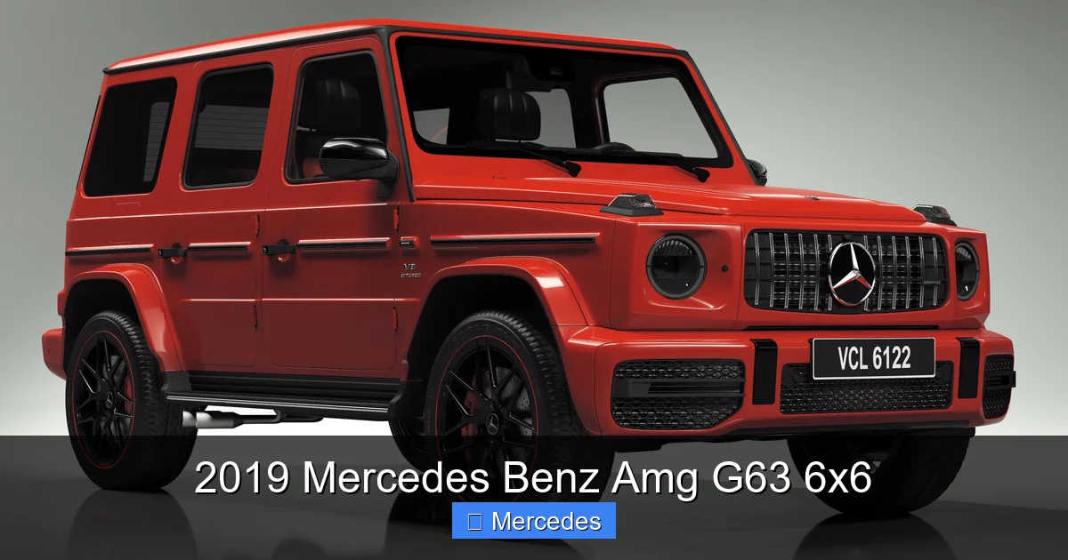 2019 Mercedes Benz Amg G63 6x6