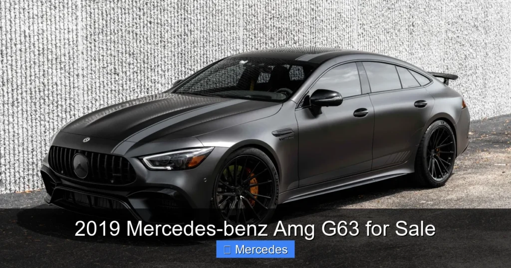 2019 Mercedes-benz Amg G63 for Sale