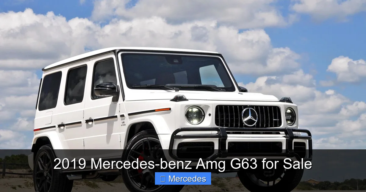 2019 Mercedes-benz Amg G63 for Sale