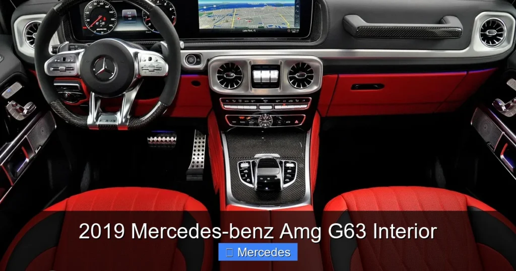 2019 Mercedes-benz Amg G63 Interior