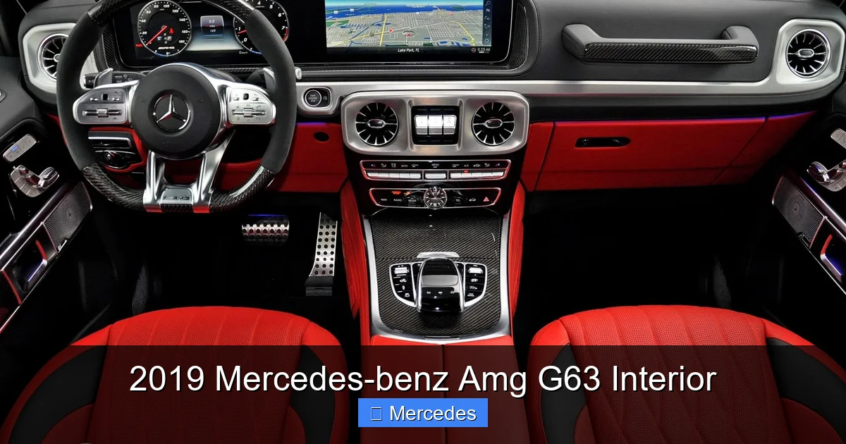 2019 Mercedes-benz Amg G63 Interior