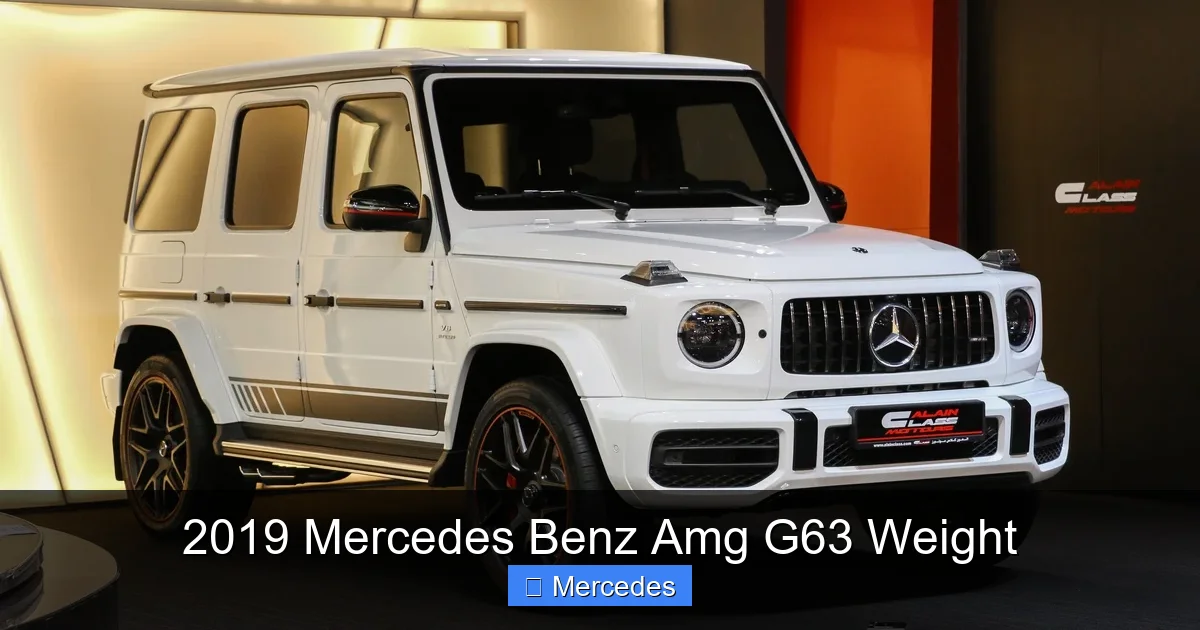 2019 Mercedes Benz Amg G63 Weight