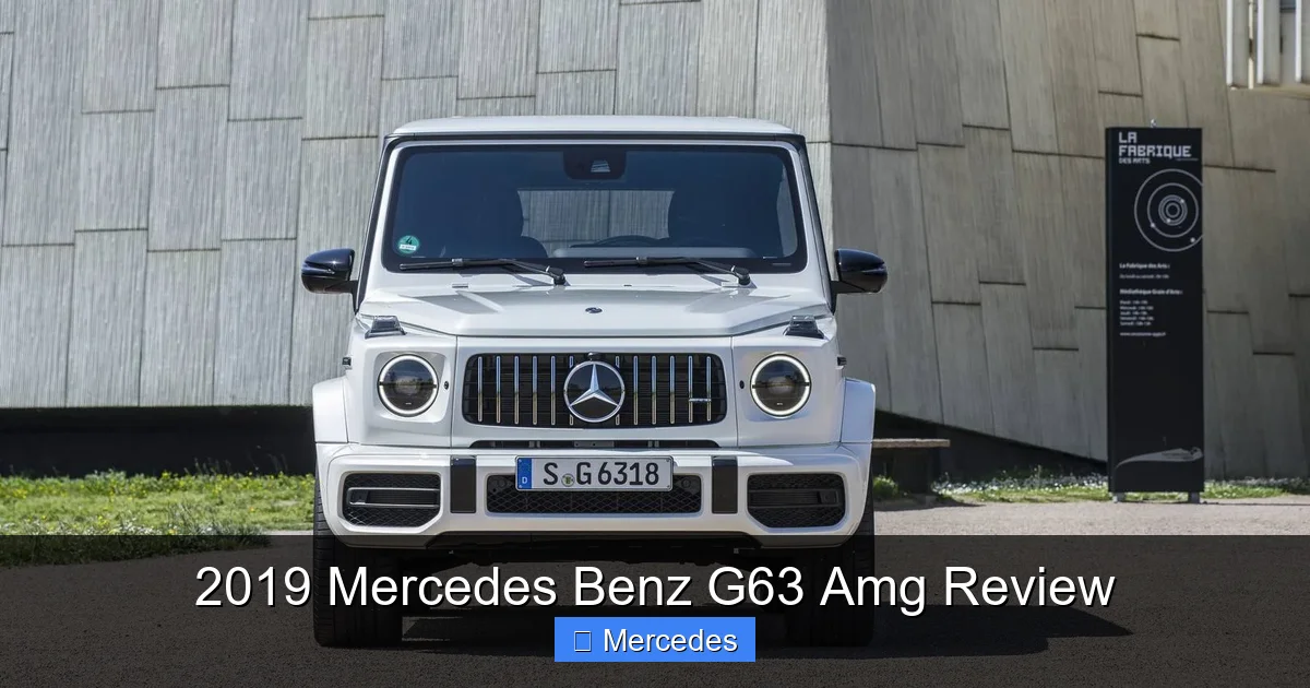 2019 Mercedes Benz G63 Amg Review