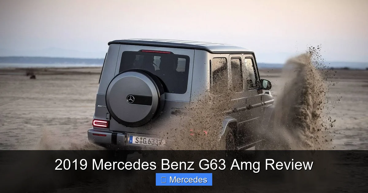 2019 Mercedes Benz G63 Amg Review