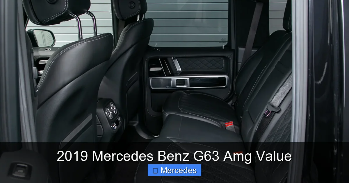 2019 Mercedes Benz G63 Amg Value