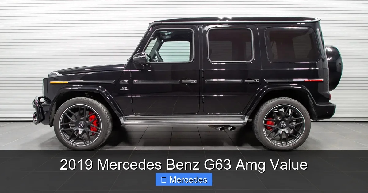 2019 Mercedes Benz G63 Amg Value