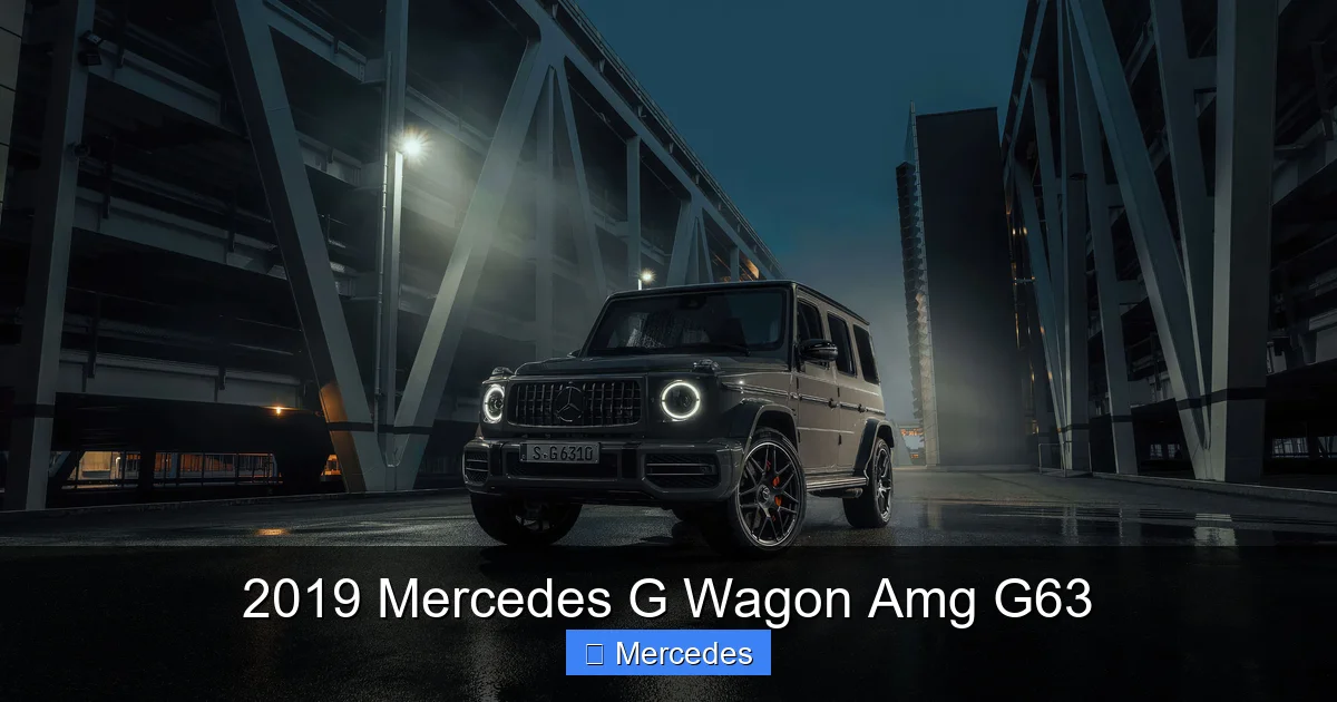 2019 Mercedes G Wagon Amg G63