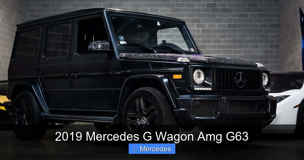 2019 Mercedes G Wagon Amg G63