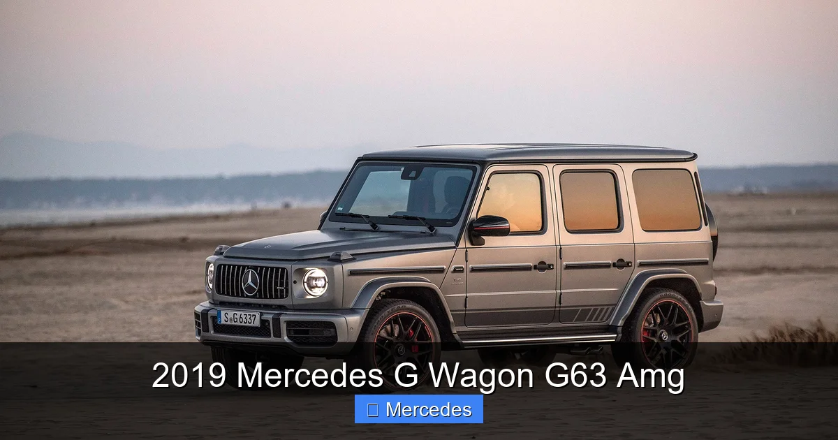 2019 Mercedes G Wagon G63 Amg