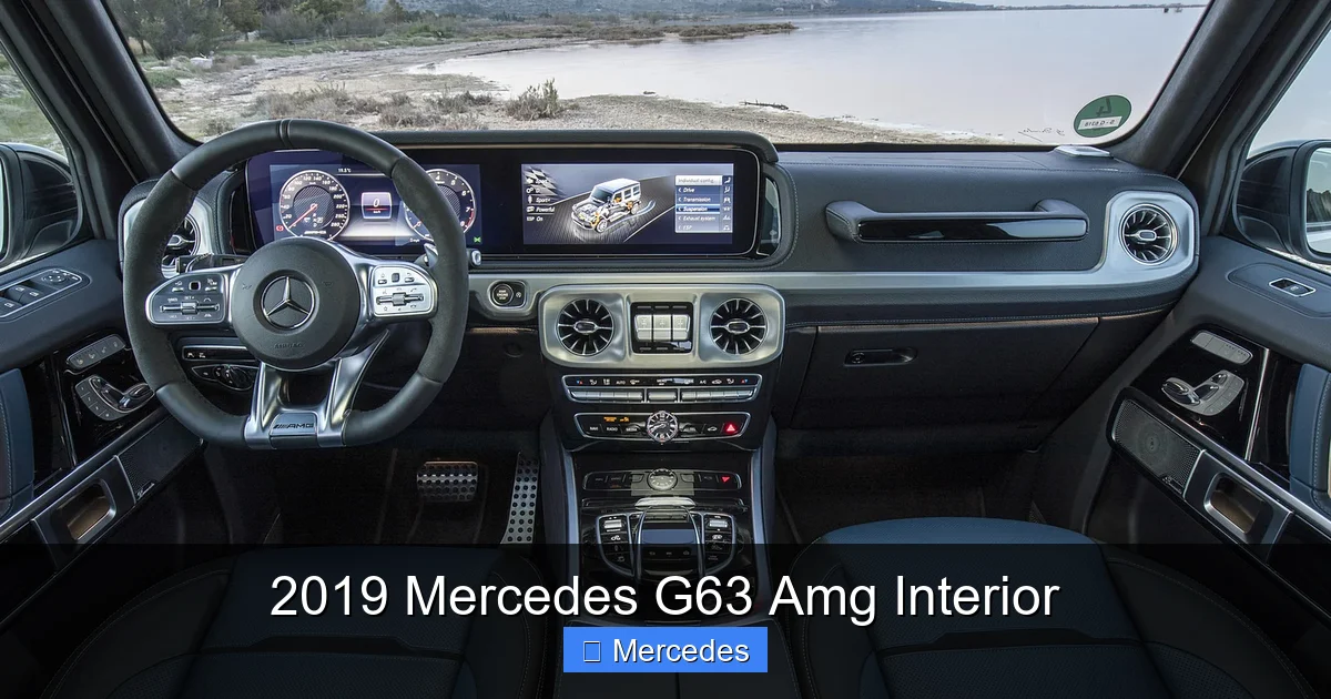 2019 Mercedes G63 Amg Interior