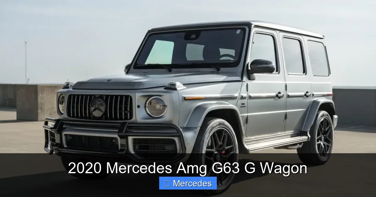 2020 Mercedes Amg G63 G Wagon