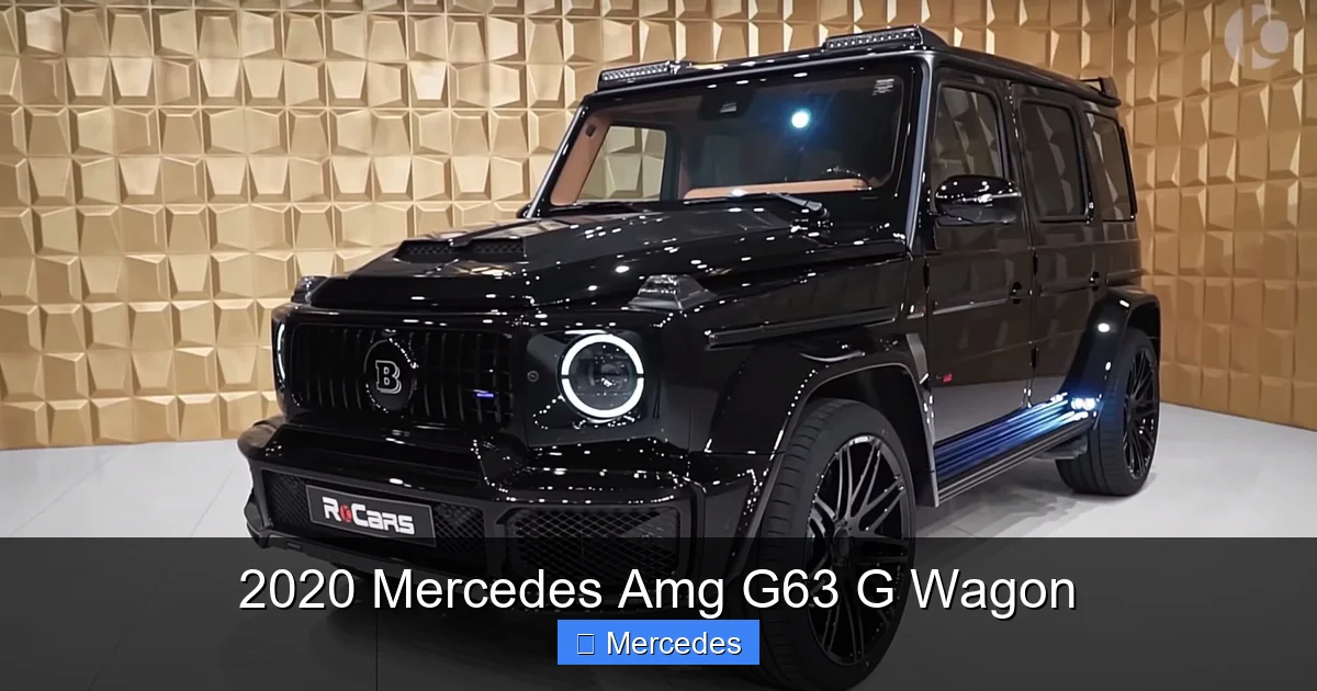 2020 Mercedes Amg G63 G Wagon