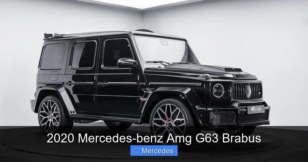 2020 Mercedes-benz Amg G63 Brabus