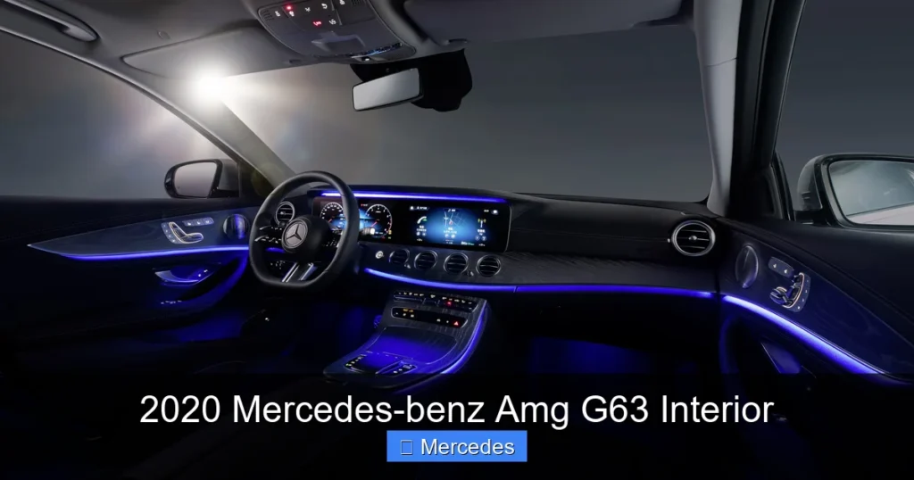 2020 Mercedes-benz Amg G63 Interior