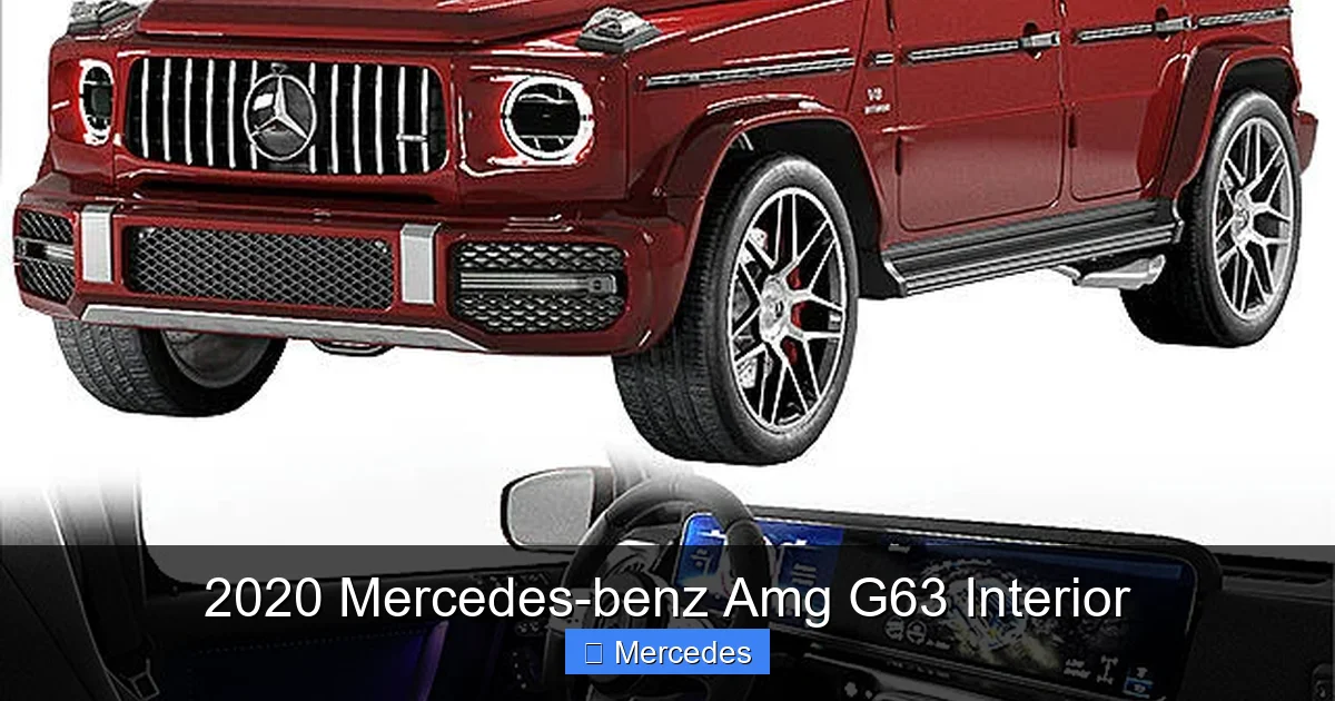 2020 Mercedes-benz Amg G63 Interior