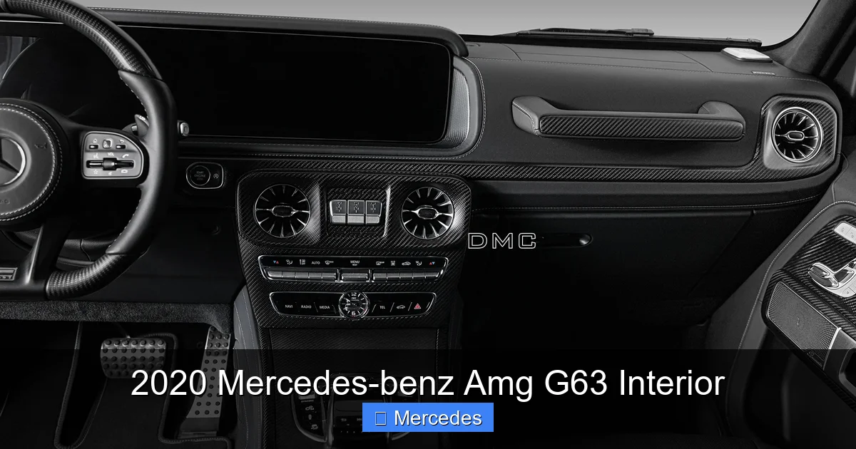 2020 Mercedes-benz Amg G63 Interior