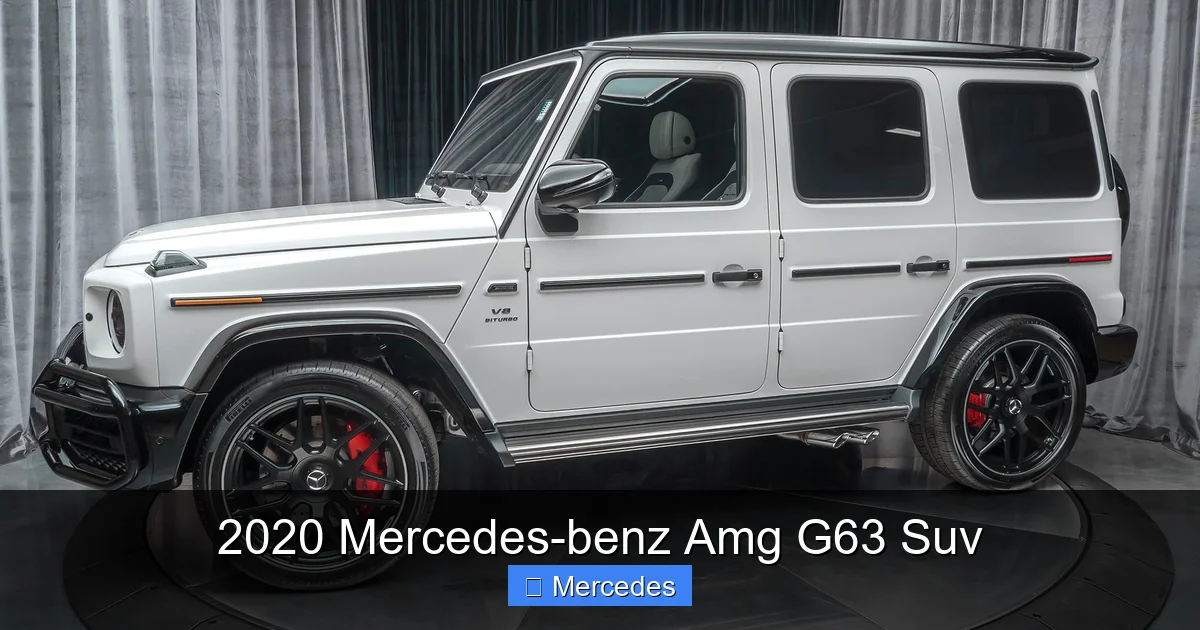 2020 Mercedes-benz Amg G63 Suv