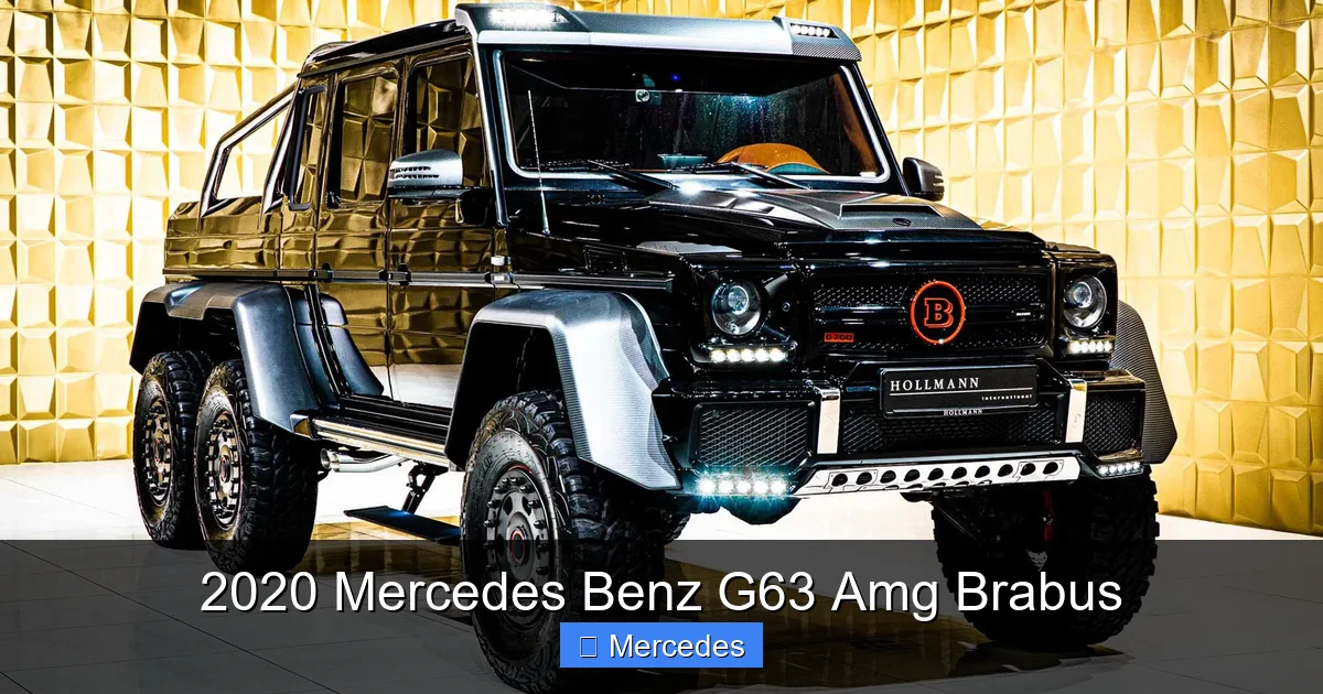 2020 Mercedes Benz G63 Amg Brabus