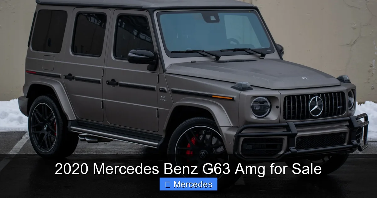 2020 Mercedes Benz G63 Amg for Sale