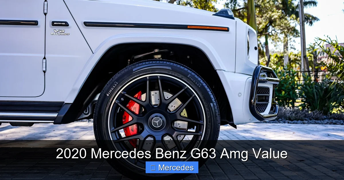 2020 Mercedes Benz G63 Amg Value