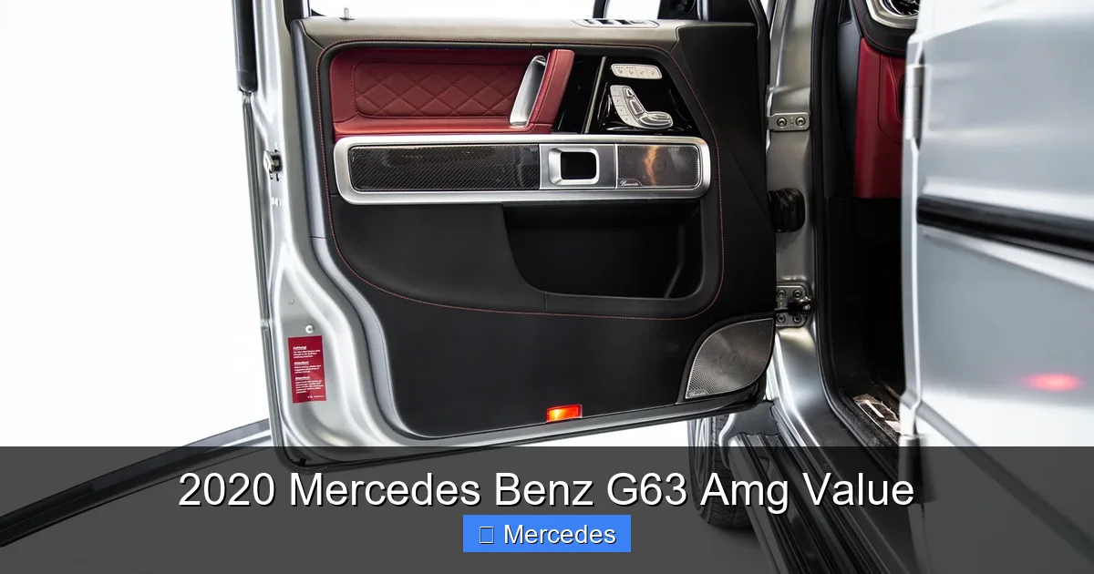 2020 Mercedes Benz G63 Amg Value