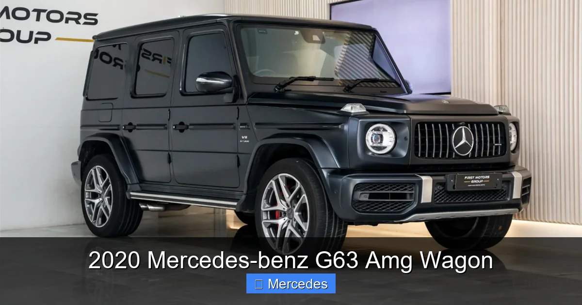 2020 Mercedes-benz G63 Amg Wagon