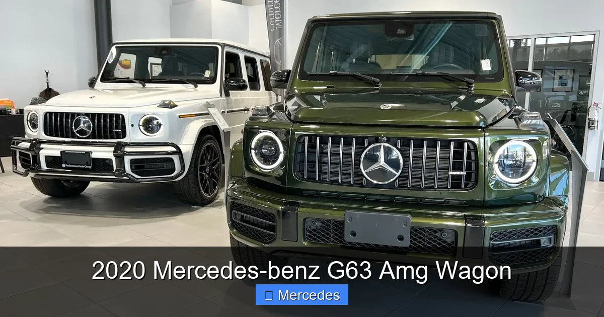 2020 Mercedes-benz G63 Amg Wagon