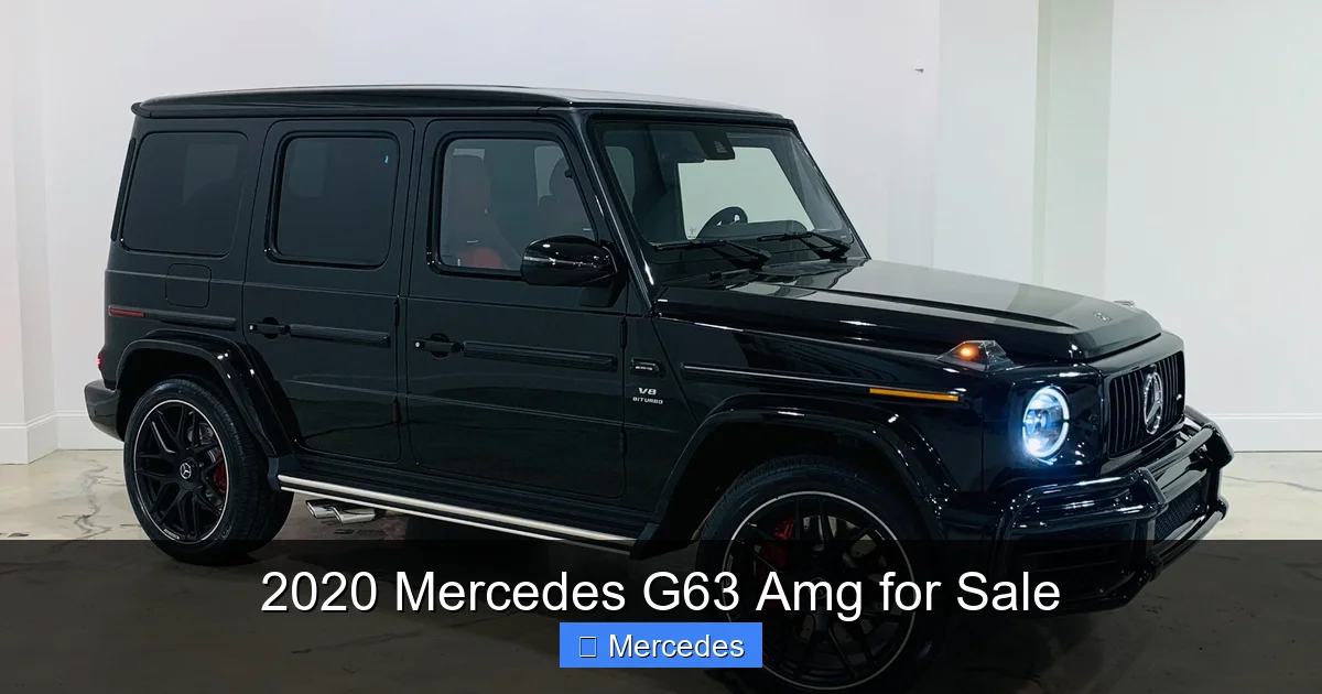 2020 Mercedes G63 Amg for Sale