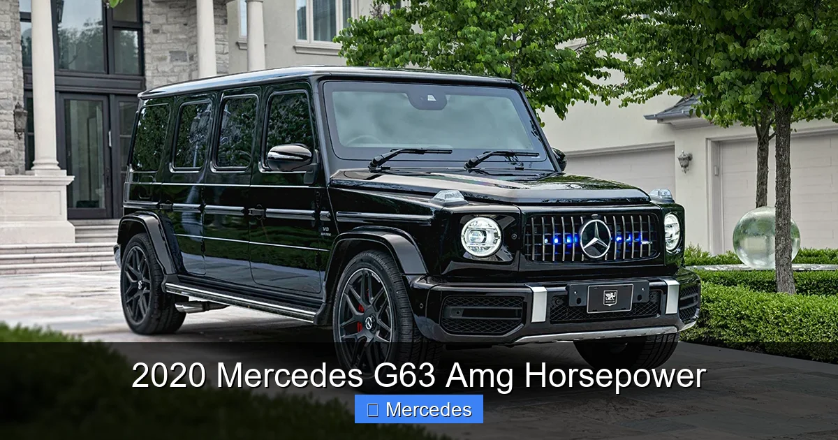 2020 Mercedes G63 Amg Horsepower