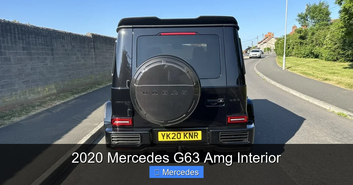 2020 Mercedes G63 Amg Interior