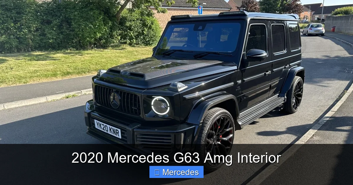 2020 Mercedes G63 Amg Interior