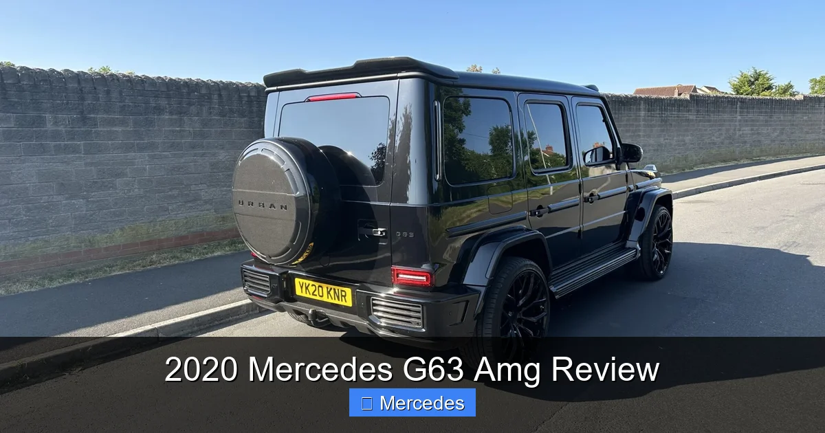 2020 Mercedes G63 Amg Review