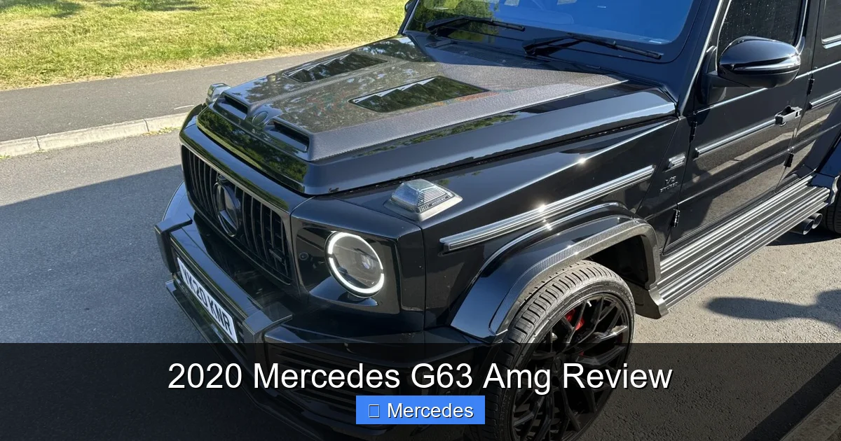2020 Mercedes G63 Amg Review