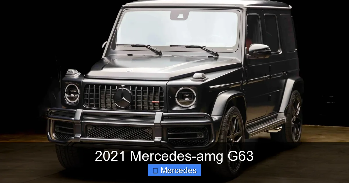 2021 Mercedes-amg G63