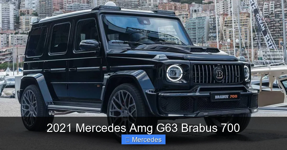 2021 Mercedes Amg G63 Brabus 700