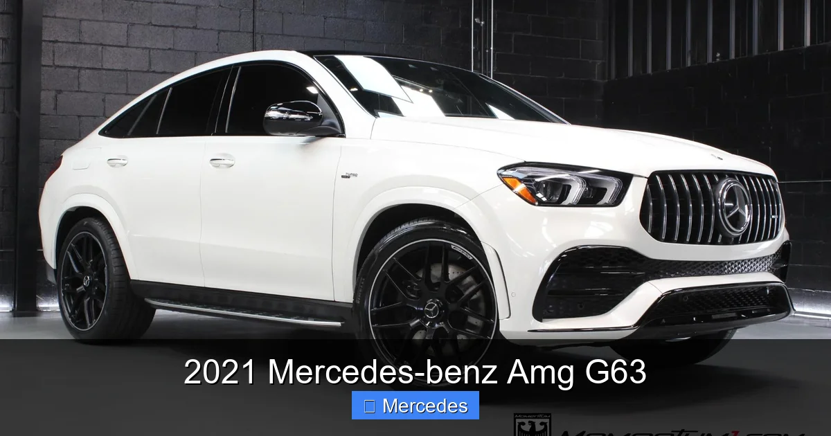 2021 Mercedes-benz Amg G63