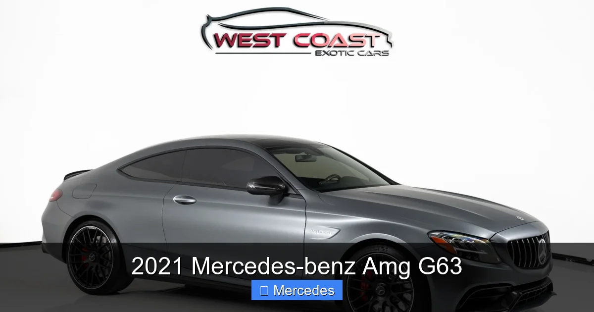 2021 Mercedes-benz Amg G63