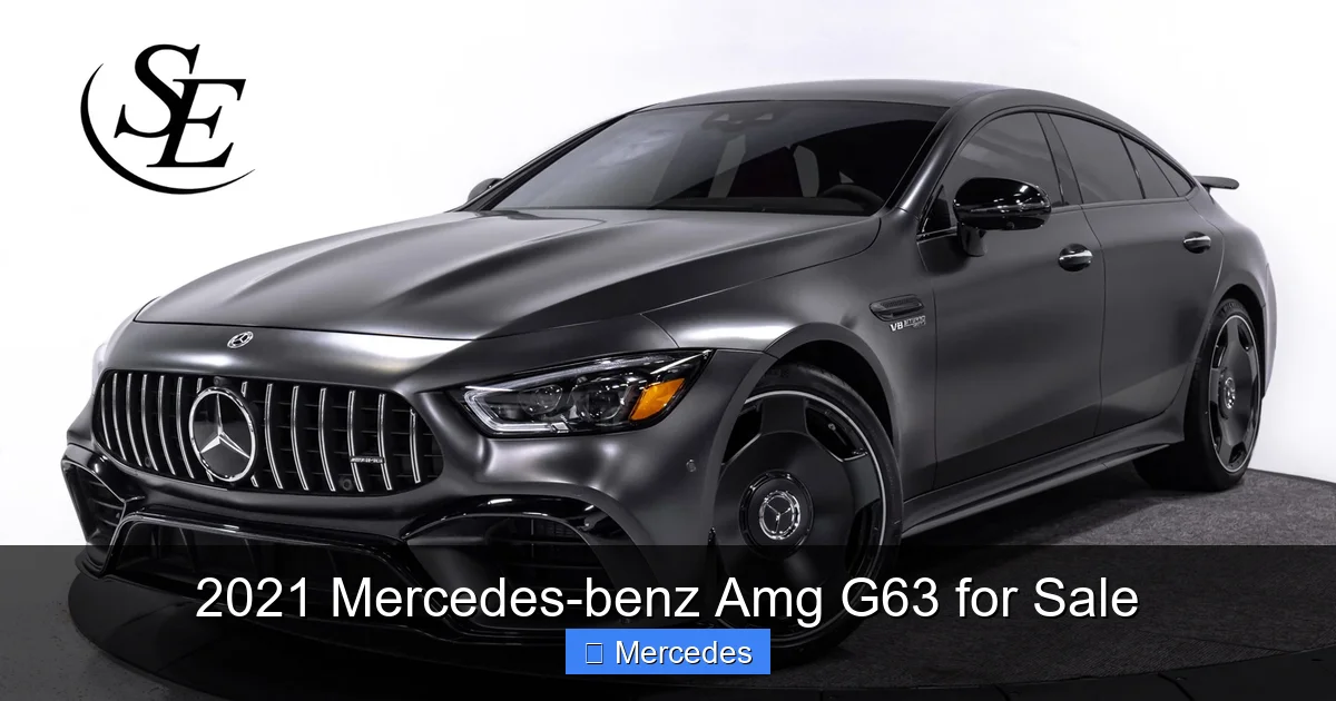 2021 Mercedes-benz Amg G63 for Sale