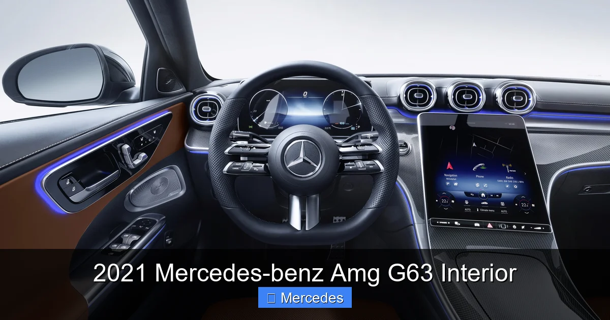 2021 Mercedes-benz Amg G63 Interior