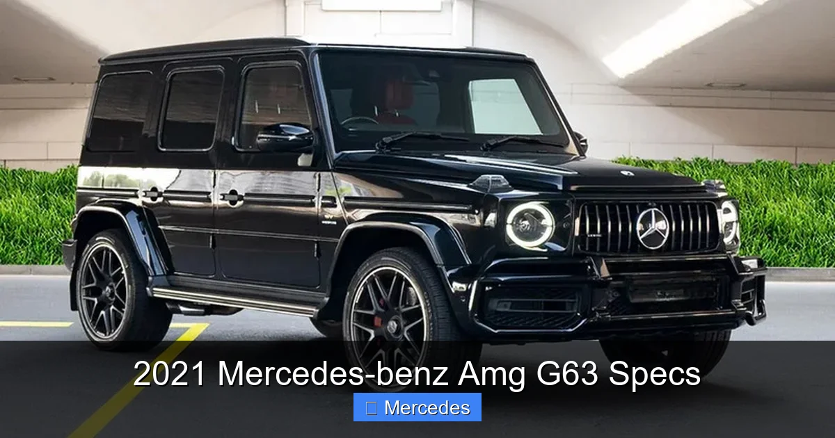 2021 Mercedes-benz Amg G63 Specs