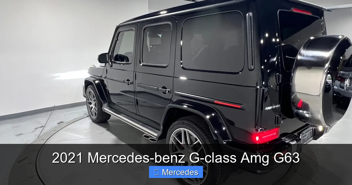 2021 Mercedes-benz G-class Amg G63