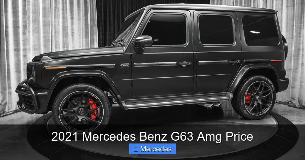 2021 Mercedes Benz G63 Amg Price