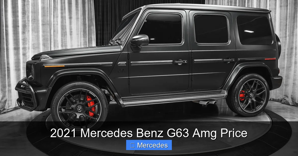 2021 Mercedes Benz G63 Amg Price