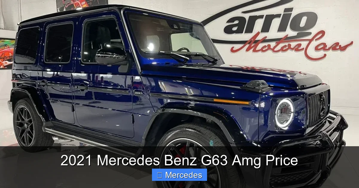 2021 Mercedes Benz G63 Amg Price