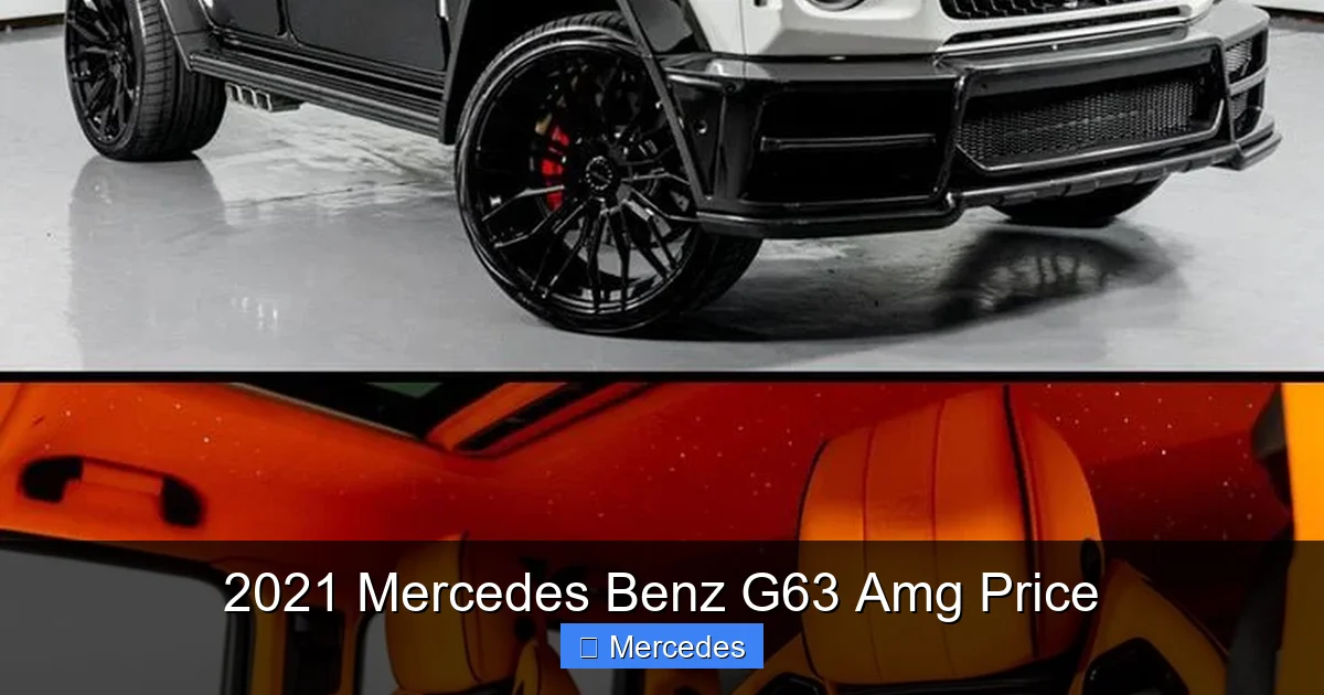 2021 Mercedes Benz G63 Amg Price