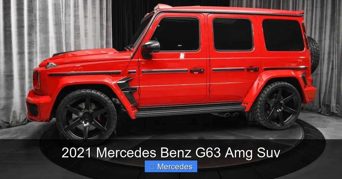2021 Mercedes Benz G63 Amg Suv