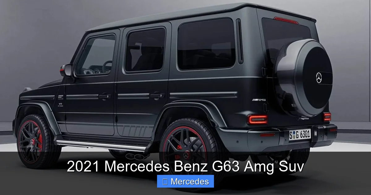 2021 Mercedes Benz G63 Amg Suv